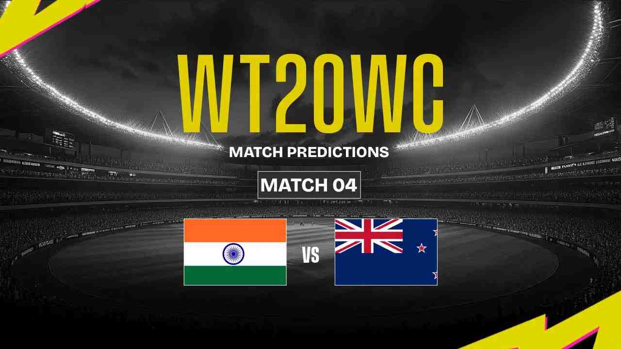 Women's T20 World Cup 2024: 4th Match, IND-W vs NZ-W, Match Prediction - Who Will Win Today?