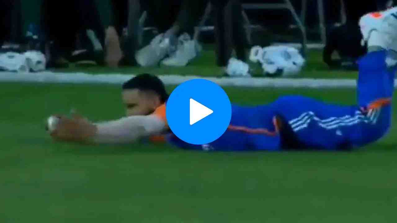 Ramandeep Singh takes unforgettable flying catch against Pakistan Shaheens