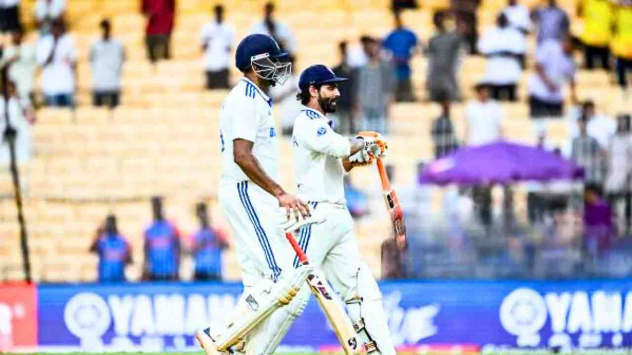 Jadeja-Ashwin register India's special 7th wicket partnership