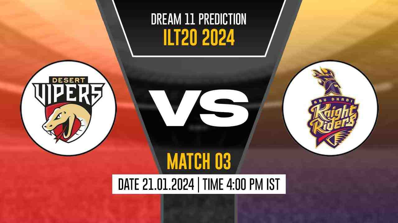 DV vs ADKR Dream11 Prediction, Fantasy Cricket Tips, Probable Playing XI, Pitch Report & Injury Updates For 03rd Match