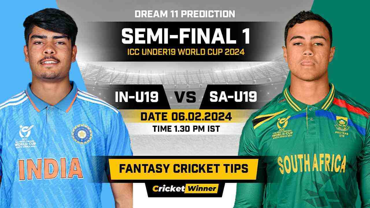 INDU19 vs SAU19 Dream11 Prediction, Fantasy Cricket Tips, Probable Playing XI, Pitch Report & Injury Updates For Semi Final-1