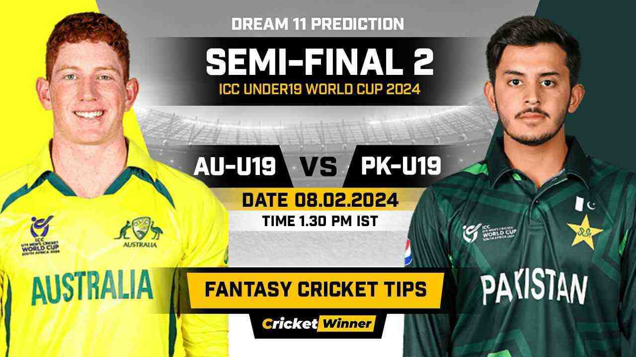 PAKU19 vs AUSU19 Dream11 Prediction, Fantasy Cricket Tips, Probable Playing XI, Pitch Report & Injury Updates For Semi Final-2 Match