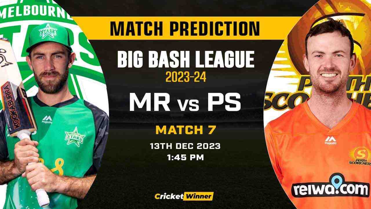 MS vs PS Match Prediction- Who Will Win Today’s T20 Match Between Melbourne Stars and Perth Scorchers, Big Bash League, 7th Match