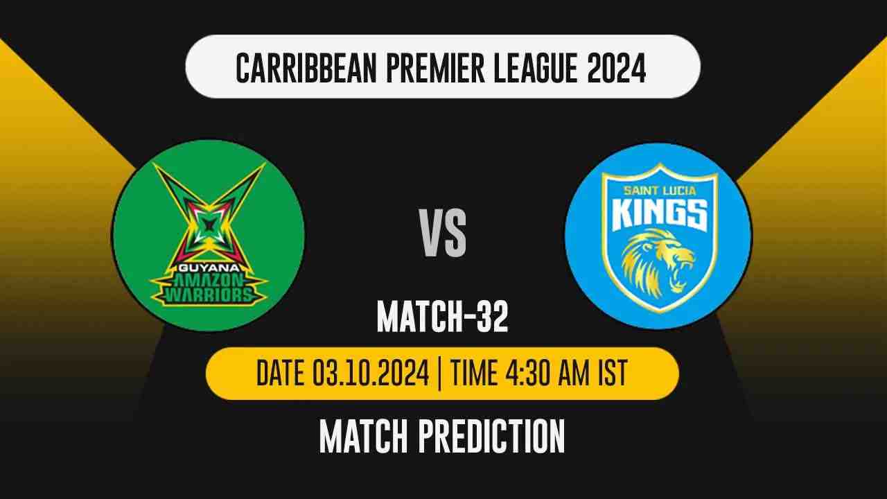 CPL 2024: Qualifier 1, GAW vs SLK, Match Prediction - Who Will Win Today?