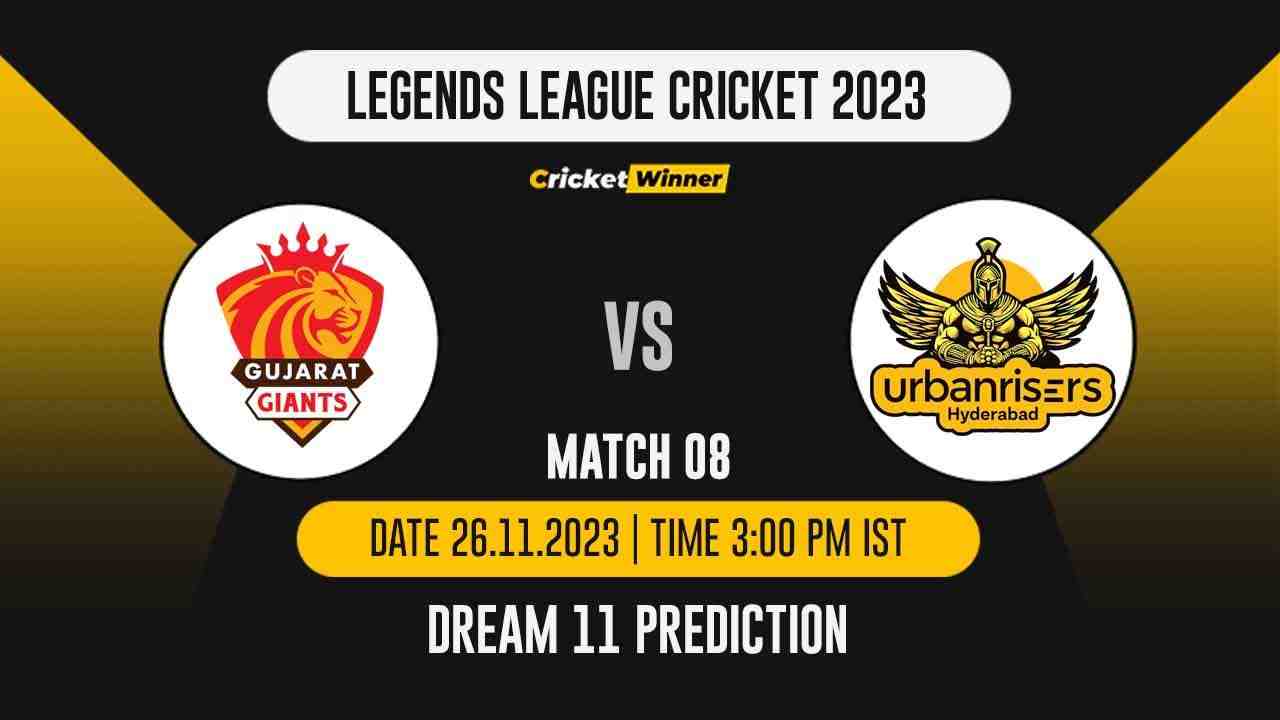 GGT vs URH Dream11 Prediction, Fantasy Cricket Tips, Probable Playing XI, Pitch Report & Injury Updates For 8th Match