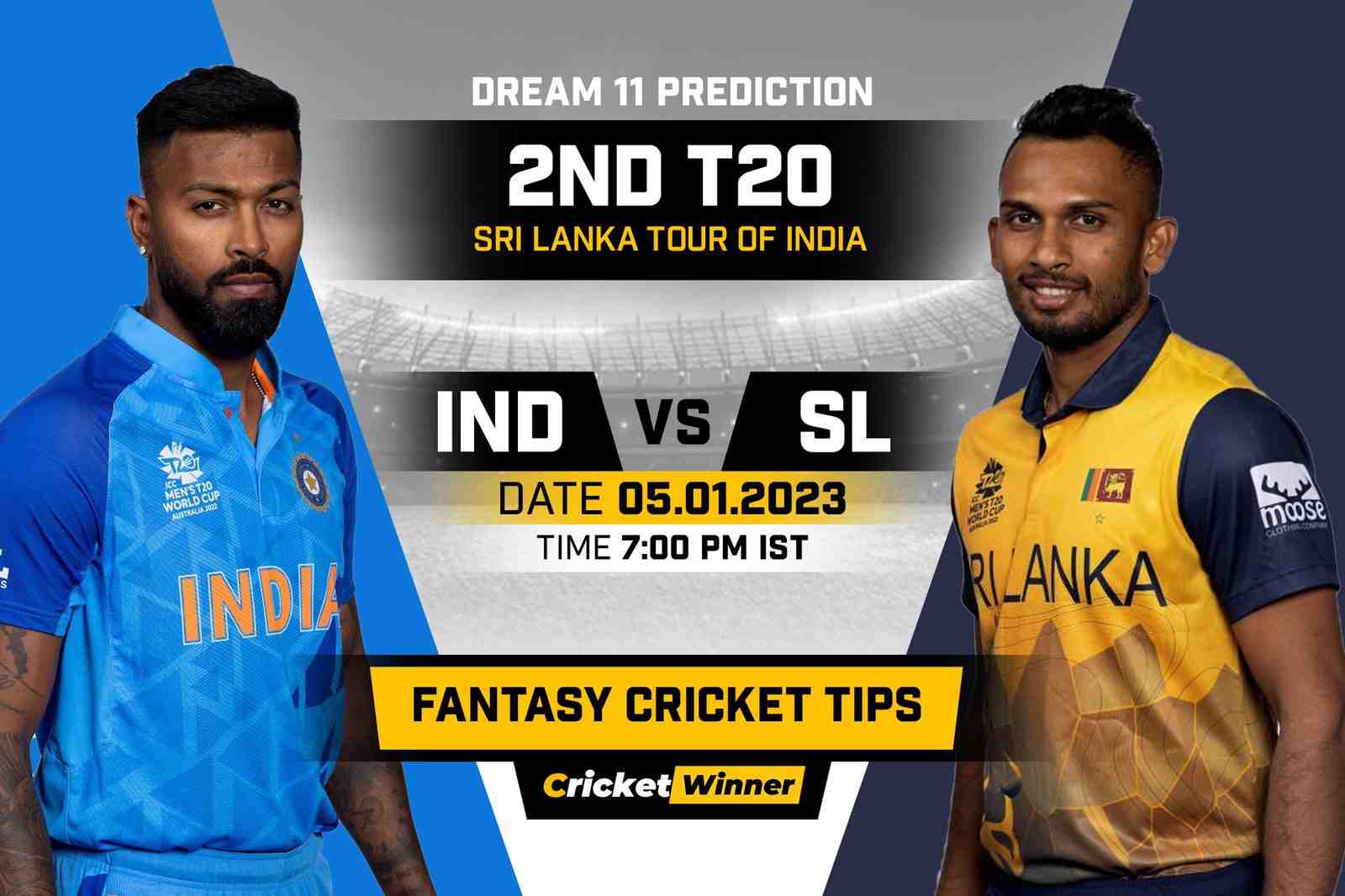 IND vs SL Dream11 Prediction, Fantasy Cricket Tips, Probable Playing 11, Pitch report & injury Updates