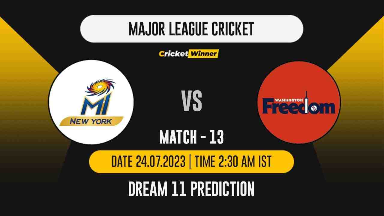 MINY vs WAF Dream11 Prediction, Fantasy Cricket Tips, Probable Playing XI, Pitch Report & Injury Updates For 13th Match