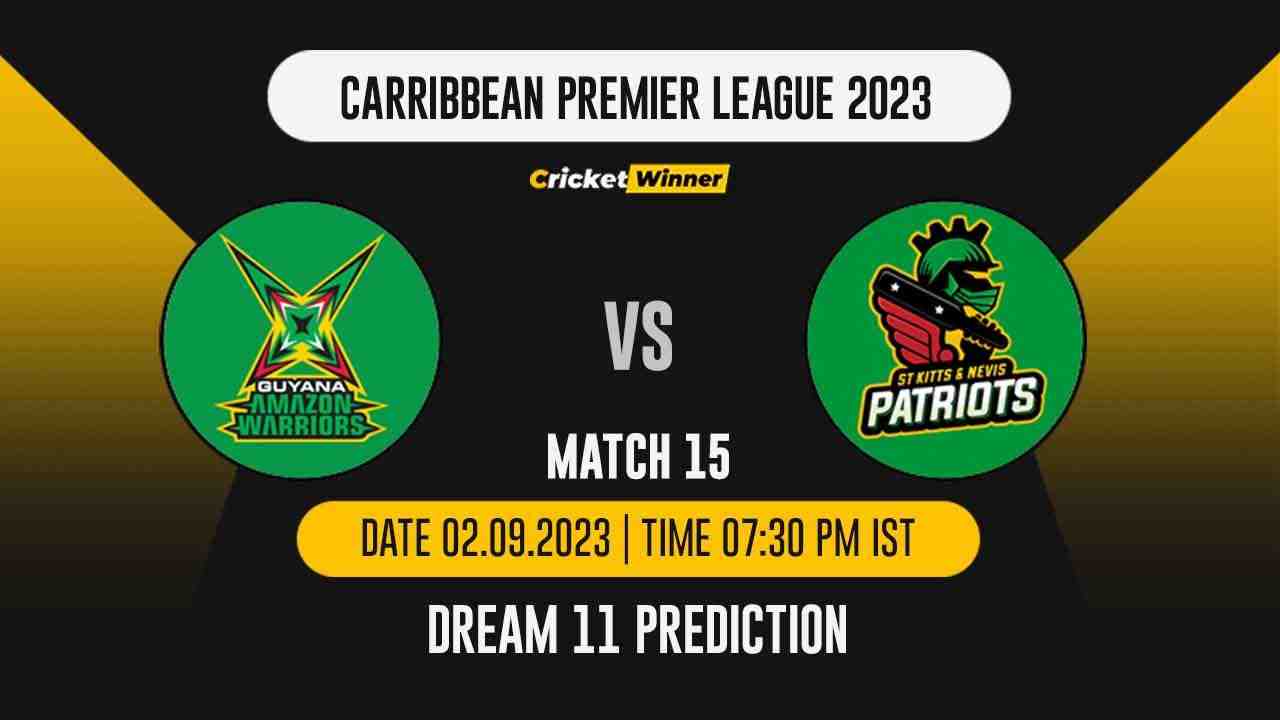 GAW vs SNP Dream11 Prediction, Fantasy Cricket Tips, Probable Playing XI, Pitch Report & Injury Updates For 15th Match