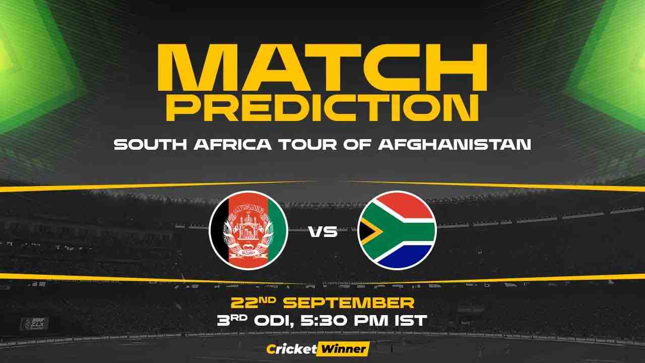 AFG vs SA, 3rd ODI, Match Prediction- Who Will Win Today?