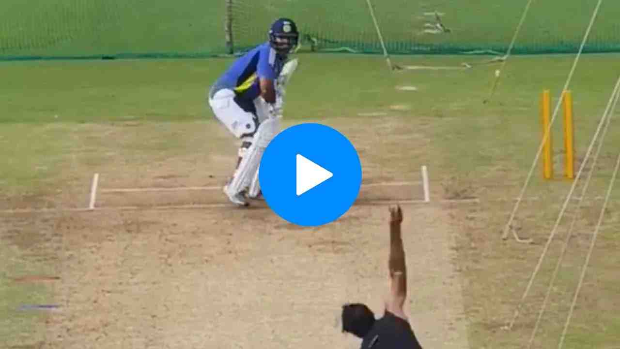 Mohammed Shami confidently bowling in nets