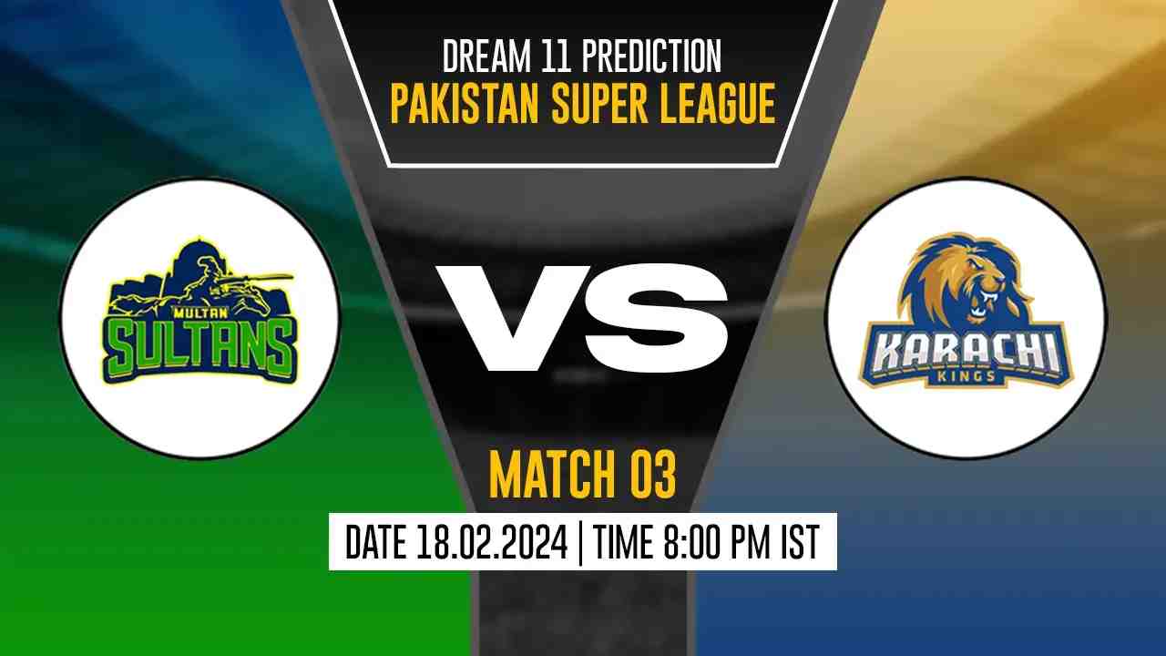 MUL vs KAR Dream11 Prediction, Fantasy Cricket Tips, Probable Playing XI, Pitch Report & Injury Updates For 03rd Match