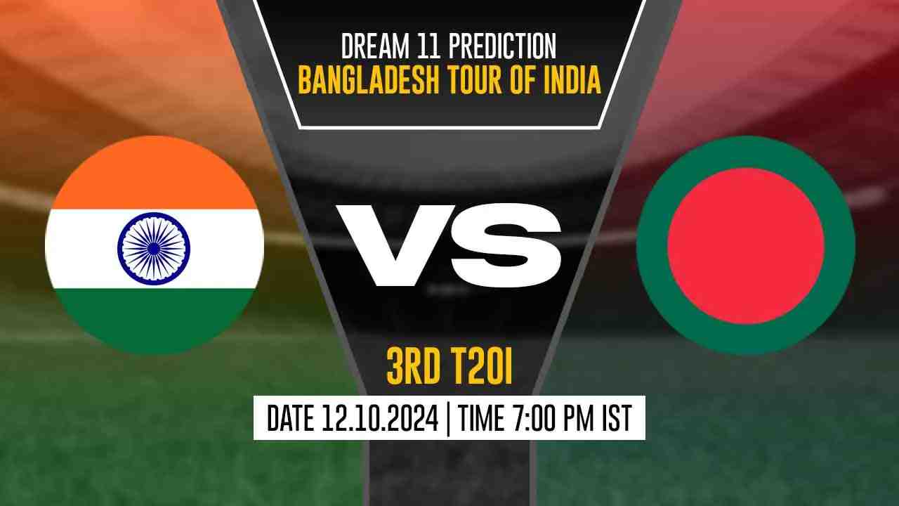 IND vs BAN Dream11 Prediction, India vs Bangladesh, 3rd T20I