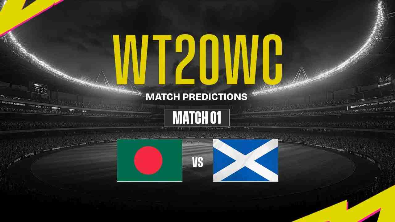 Women's T20 World Cup 2024: 1st Match, BAN-W vs SCO-W, Match Prediction - Who Will Win Today?