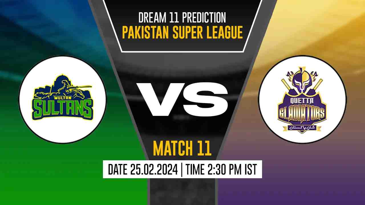 QUE vs MUL Dream11 Prediction, Fantasy Cricket Tips, Probable Playing XI, Pitch Report & Injury Updates For 11th Match