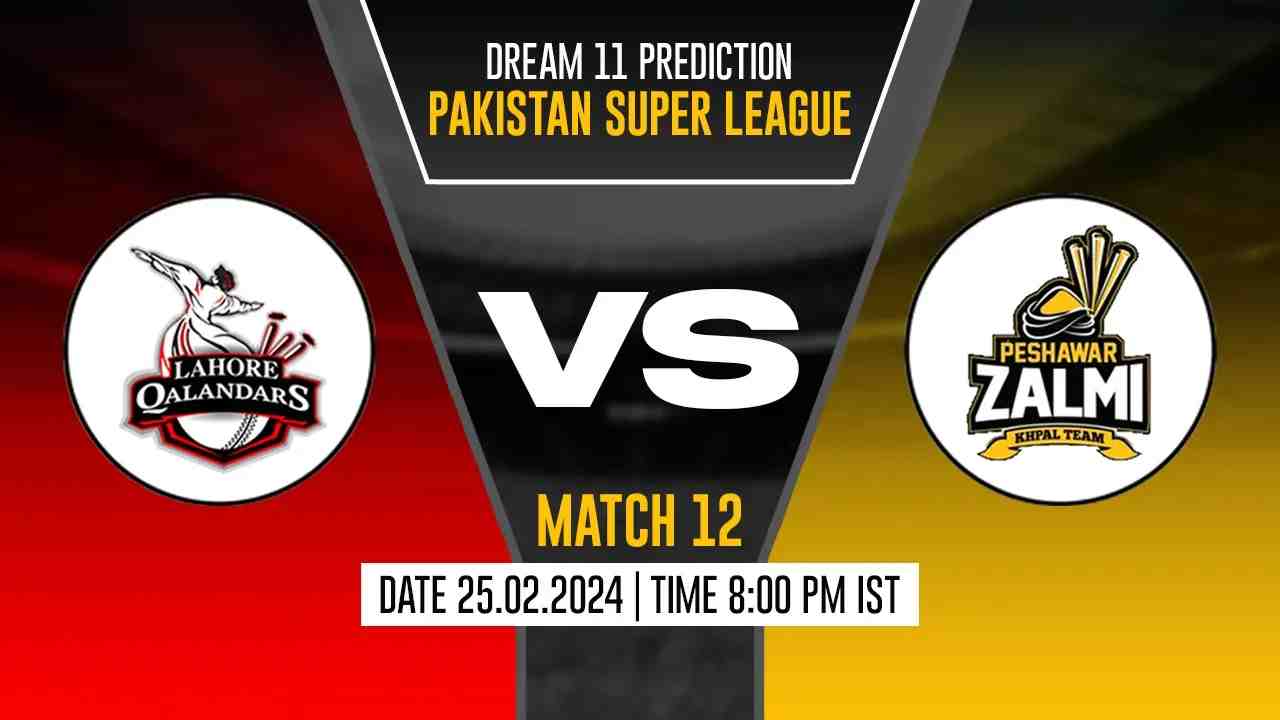 LAH vs PES Dream11 Prediction, Fantasy Cricket Tips, Probable Playing XI, Pitch Report & Injury Updates For 12th Match