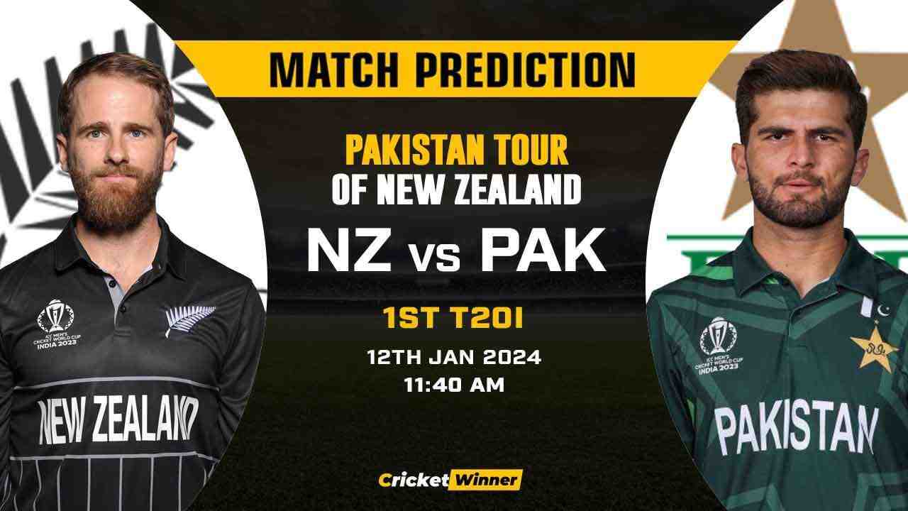 NZ vs PAK 1st T20I Match Prediction- Who Will Win Today's Match Between New Zealand and Pakistan