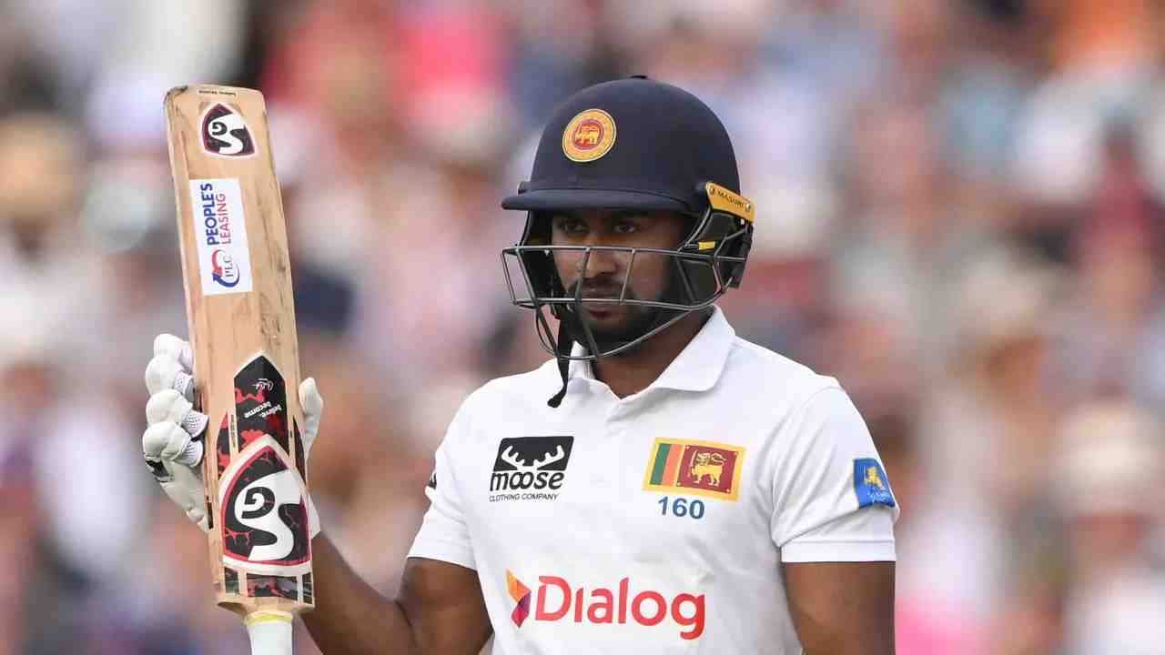 Kamindu Mendis equals Test batting world record