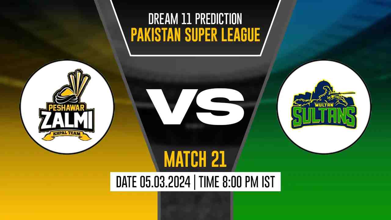 PES vs MUL Dream11 Prediction, Fantasy Cricket Tips, Probable Playing XI, Pitch Report & Injury Updates For 21th Match