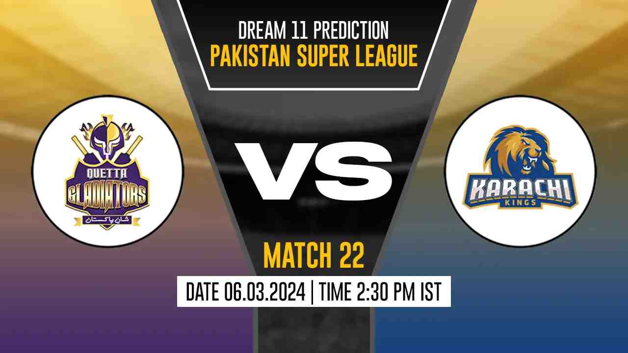 QUE vs KAR Dream11 Prediction, Fantasy Cricket Tips, Probable Playing XI, Pitch Report & Injury Updates For 22th Match