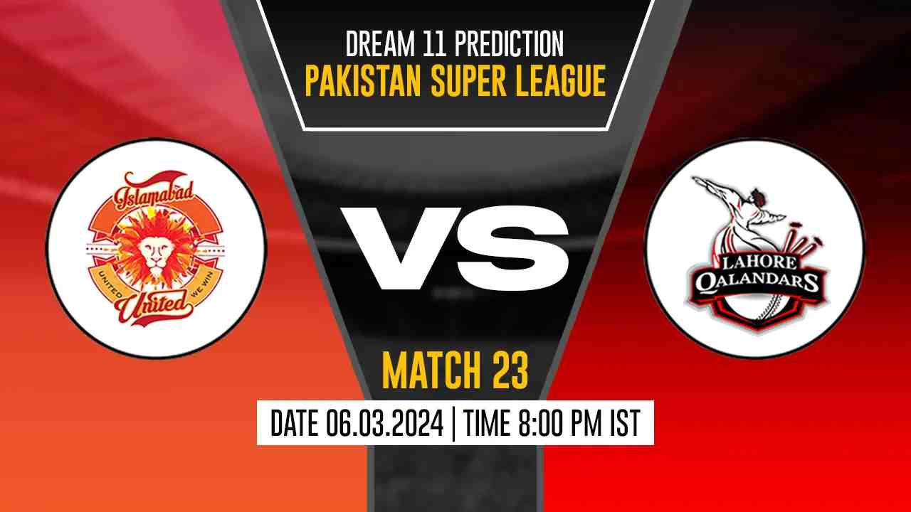 ISL vs LAH Dream11 Prediction, Fantasy Cricket Tips, Probable Playing XI, Pitch Report & Injury Updates For 23th Match