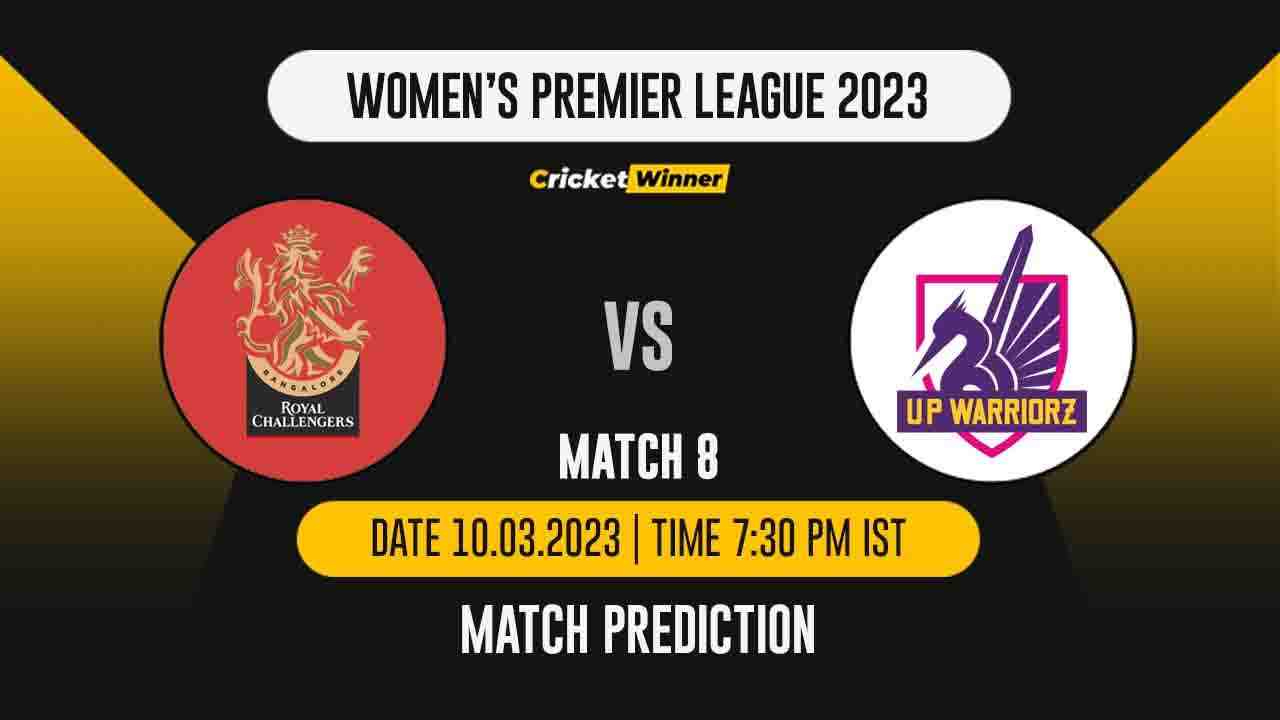 WPL 2023: 8th Match, RCB-W vs UP-W Match Prediction- Who Will Win Today's WPL Match Between Royal Challengers and UP Warriorz?