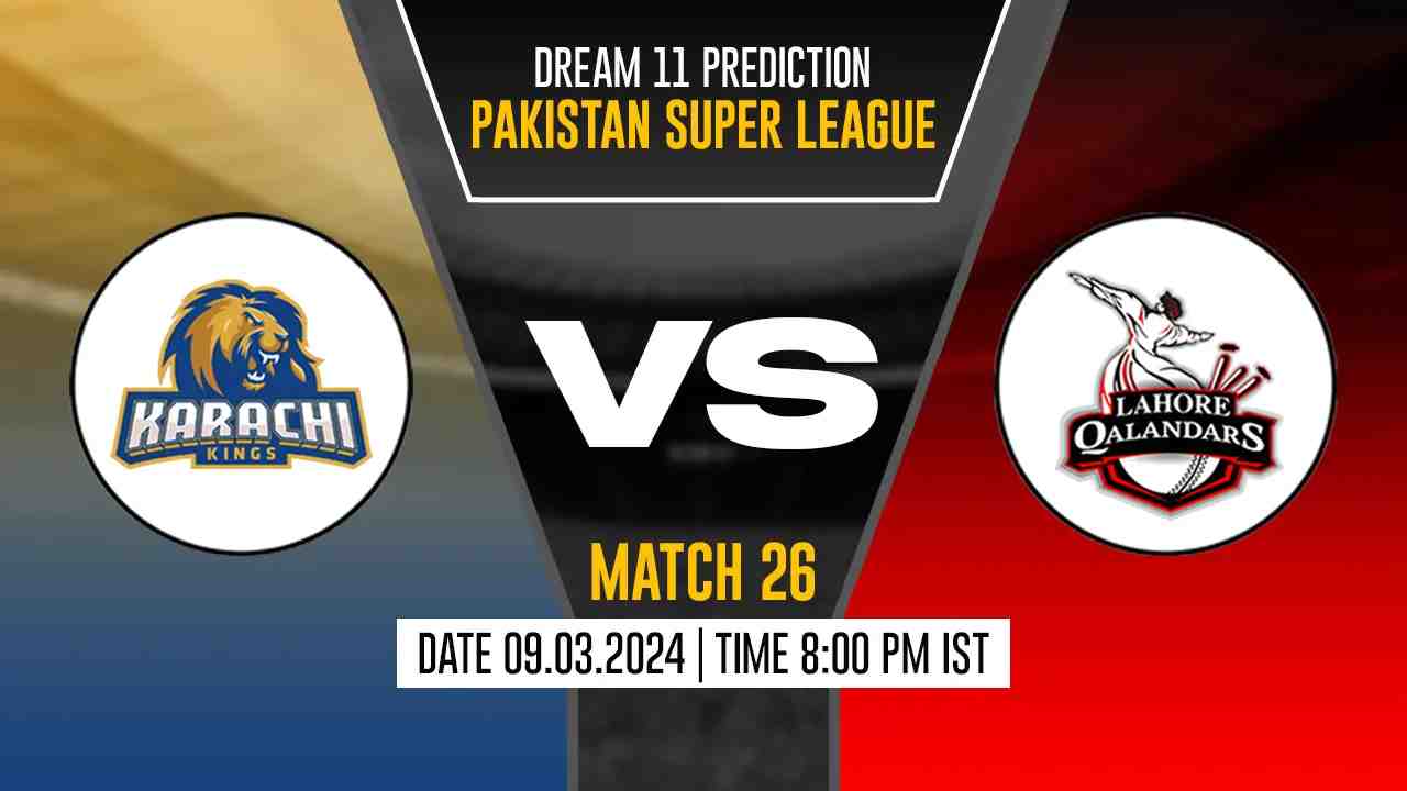 LAH vs KAR Dream11 Prediction, Fantasy Cricket Tips, Probable Playing XI, Pitch Report & Injury Updates For 26th Match