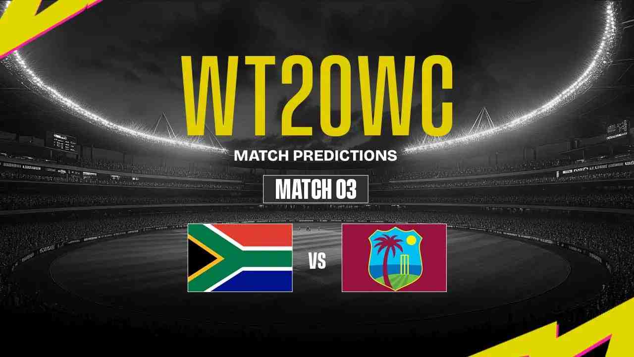 Women's T20 World Cup 2024: 3rd Match, SA-W vs WI-W, Match Prediction - Who Will Win Today?