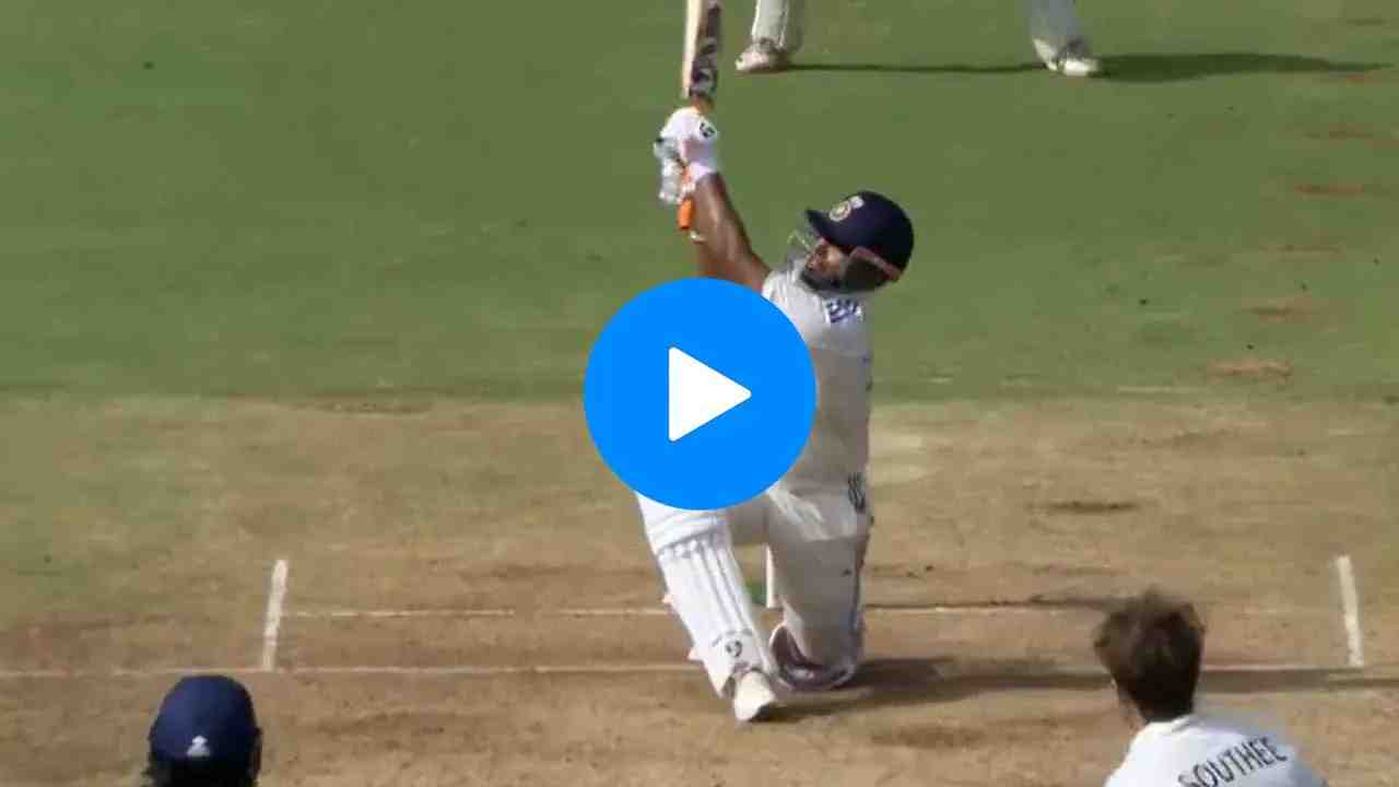 Pant's spectacular 107-meter six against NZ