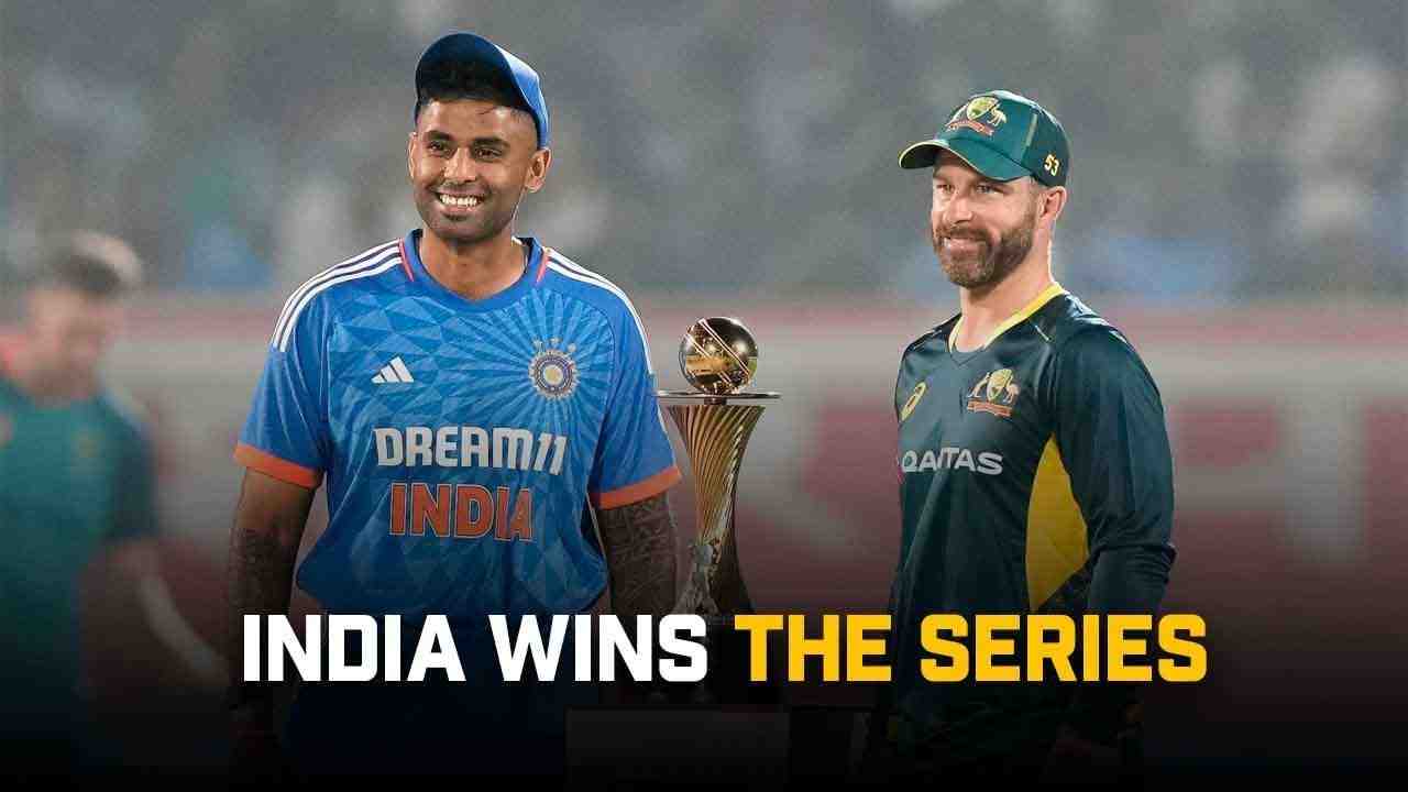 India Secures Series Victory with Impressive Bowling Performance in Raipur, Clinching 20-Run Win Against Australia