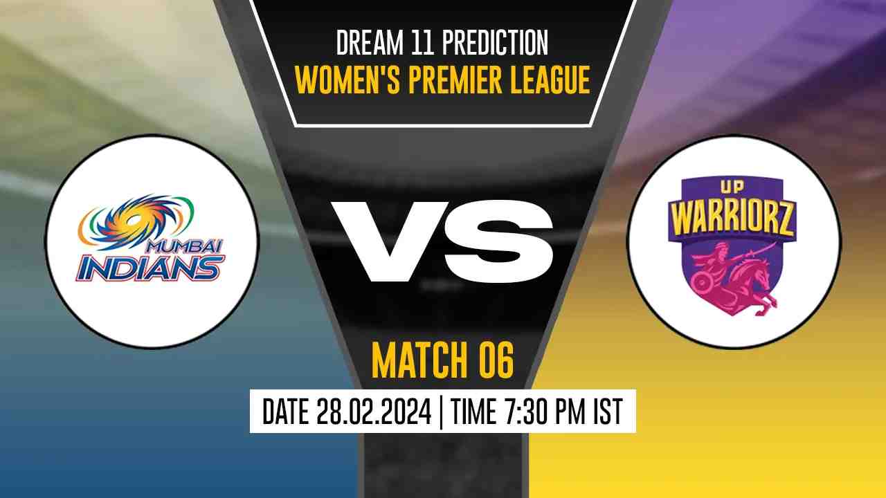 UP-W vs MI-W Dream11 Prediction, Fantasy Cricket Tips, Probable Playing XI, Pitch Report & Injury Updates For 06th Match