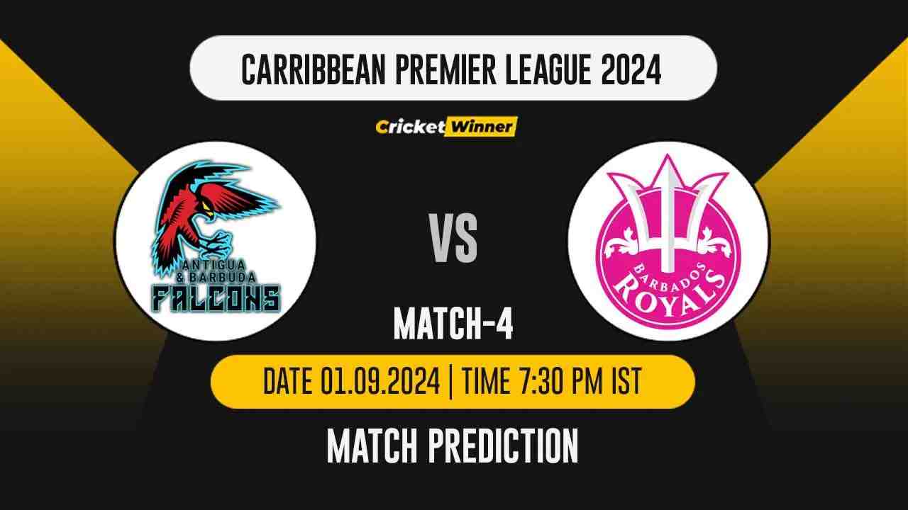 CPL 2024: 4th Match, ABF vs BR, Match Prediction - who will win today's match between Antigua and Barbuda Falcons