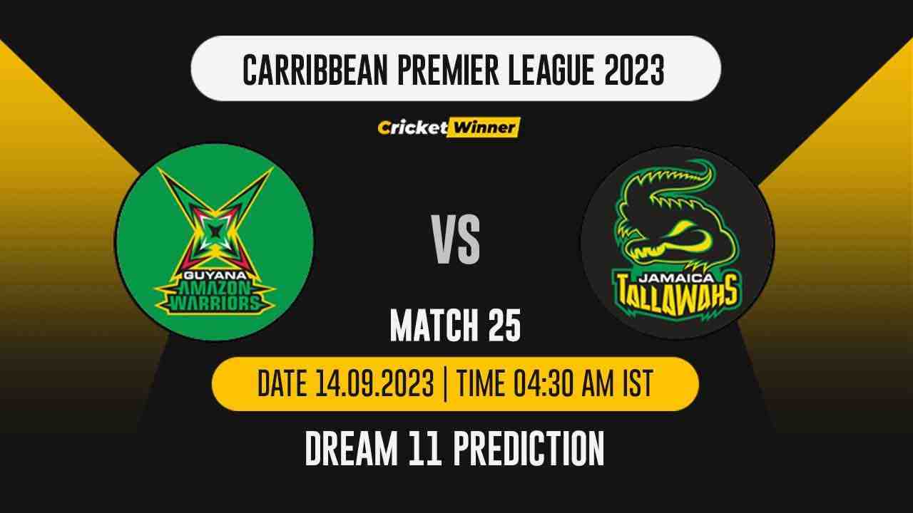 JT vs GAW Dream11 Prediction, Fantasy Cricket Tips, Probable Playing XI, Pitch Report & Injury Updates For 25th Match