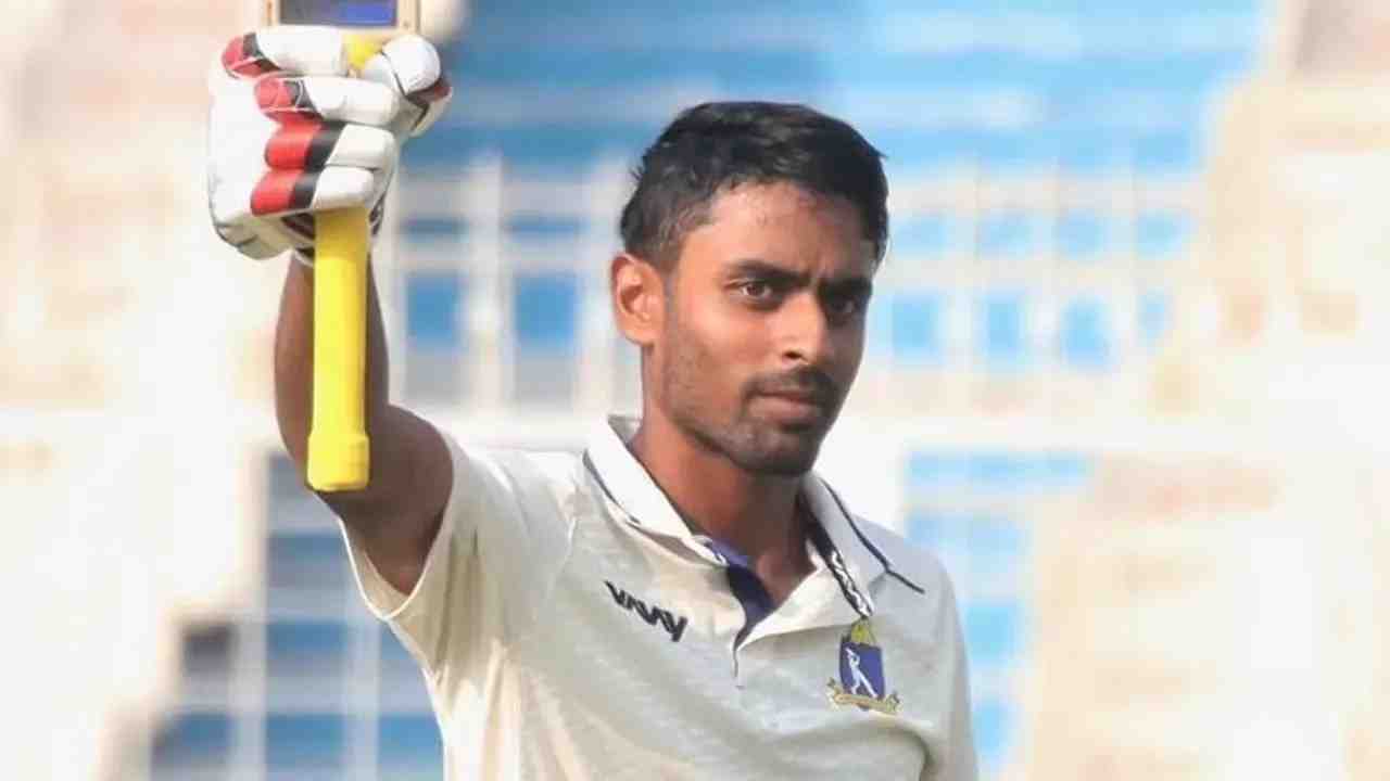 Desperate India B captain Abhimanyu Easwaran battling with strong century