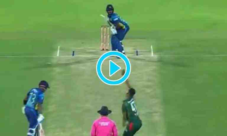 Watch: Shoriful Islam Playfully Mimics Angelo Mathews’ 'Timed-Out' Celebration, Adding Jest to Sri Lanka's Match