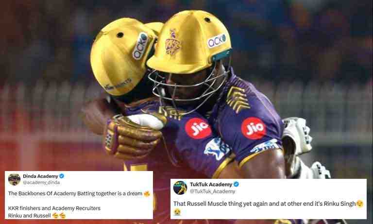 IPL 2024: Netizens go crazy over Russell-Rinku partnership