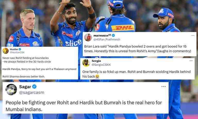 IPL 2024: Netizens troll captain Hardik for 'Disrespecting' Rohit Sharma