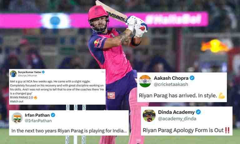 IPL 2024: Netizens welcome Riyan Parag 2.0