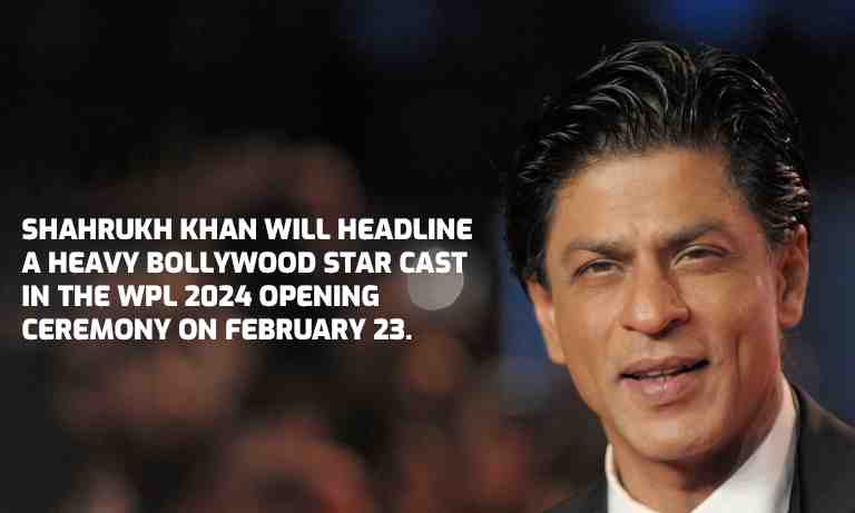 Shah Rukh Khan Set to Perform at the Opening Ceremony of WPL Season 2