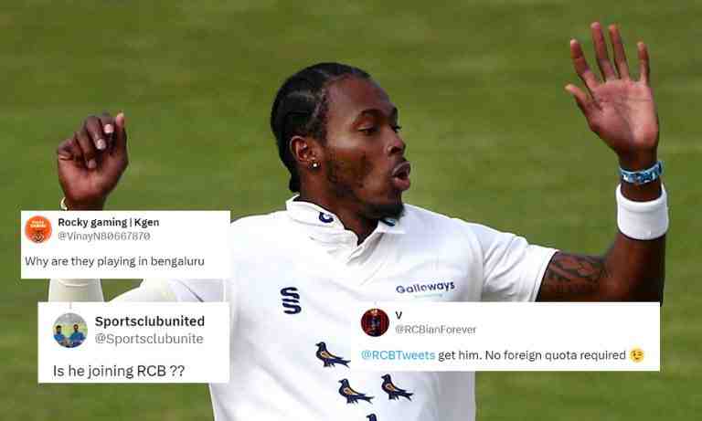 Is Jofra Archer joining RCB? English pacer seen playing match for Karnataka, speculations arise