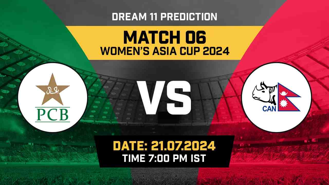 PAK-W vs NEP-W Dream11 Prediction, Fantasy Cricket Tips, Probable Playing XI, Pitch Report &amp; Injury Updates For 06th Match