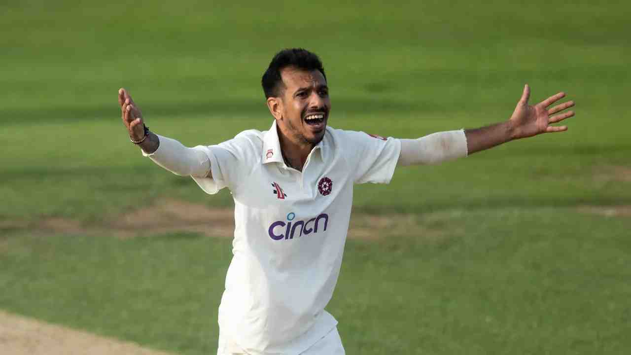 Chahal records best bowling figures in first-class career in England