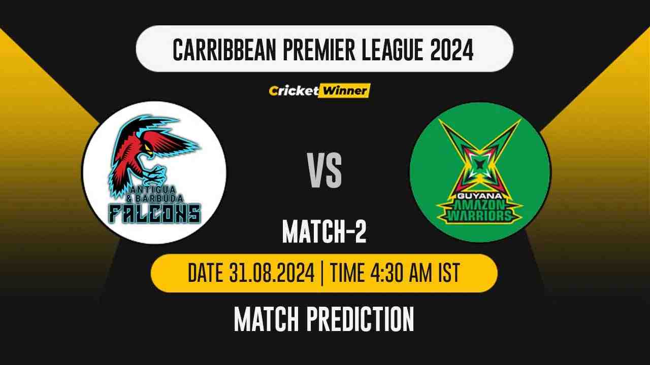 CPL 2024: 1st Match, ABF vs GAW, Match Prediction - who will win today's match between Antigua and Barbuda Falcons and St Kitts and Nevis Patriots