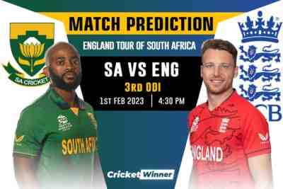 SA vs ENG Match Prediction- Who Will Win Today's Match Between South Africa and England, 3rd ODI