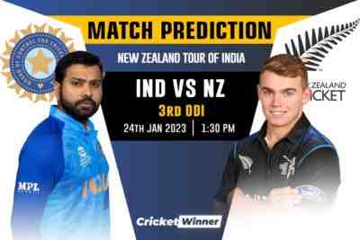 IND vs NZ Match Prediction- Who Will Win Today's Match Between India and New Zealand, 3rd ODI?