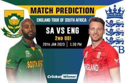 SA vs ENG Match Prediction- Who Will Win Today's Match Between South Africa and England, 2nd ODI