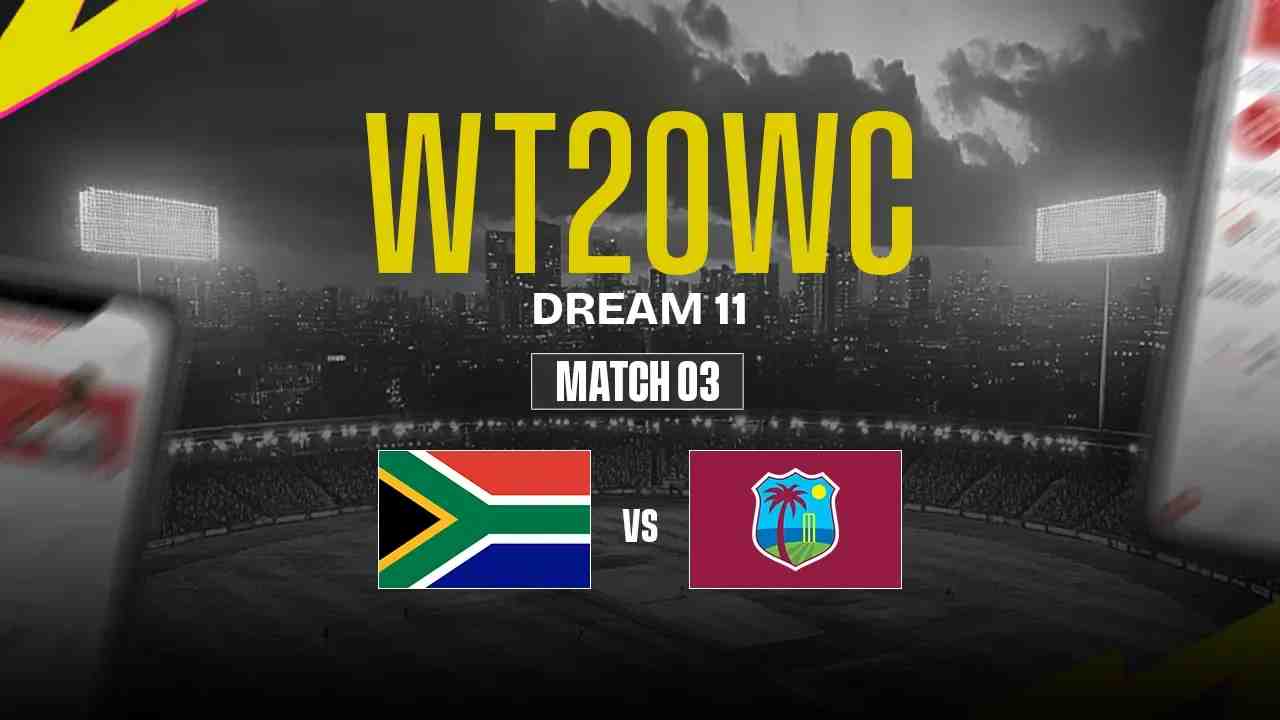 SA-W vs WI-W Dream11 Prediction, South Africa-W vs West Indies-W, 3rd Match