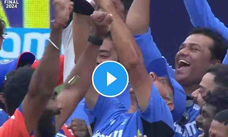 Watch: Rahul Dravid's never seen moment after winning T20 World Cup 2024 goes viral