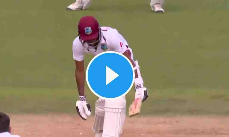 Watch: James Anderson's elegant delivery to dismiss Brathwaite in last Test