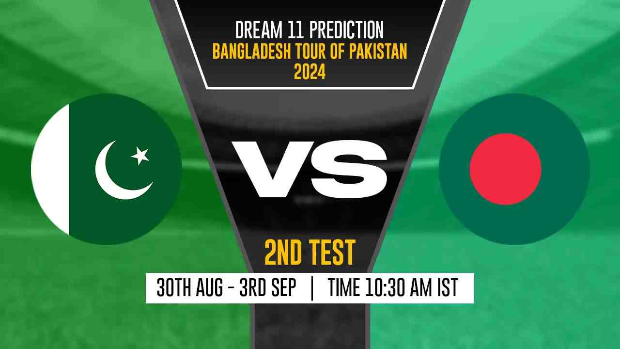 PAK vs BAN Dream11 Prediction, Fantasy Cricket Tips, Probable Playing XI, Pitch Report & Injury Updates For 2nd Test Match