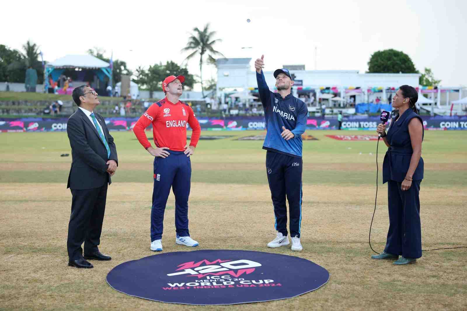 T20 World Cup 2024, Match 34, Namibia vs England: Namibia choose to bowl first in rain interrupted match - Cricket Winner